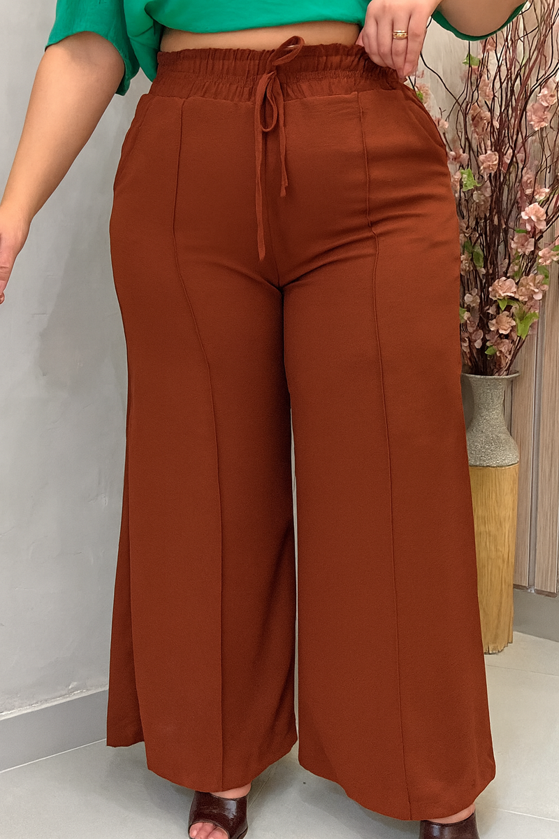 🖤 Calça Pantalona Plus Size