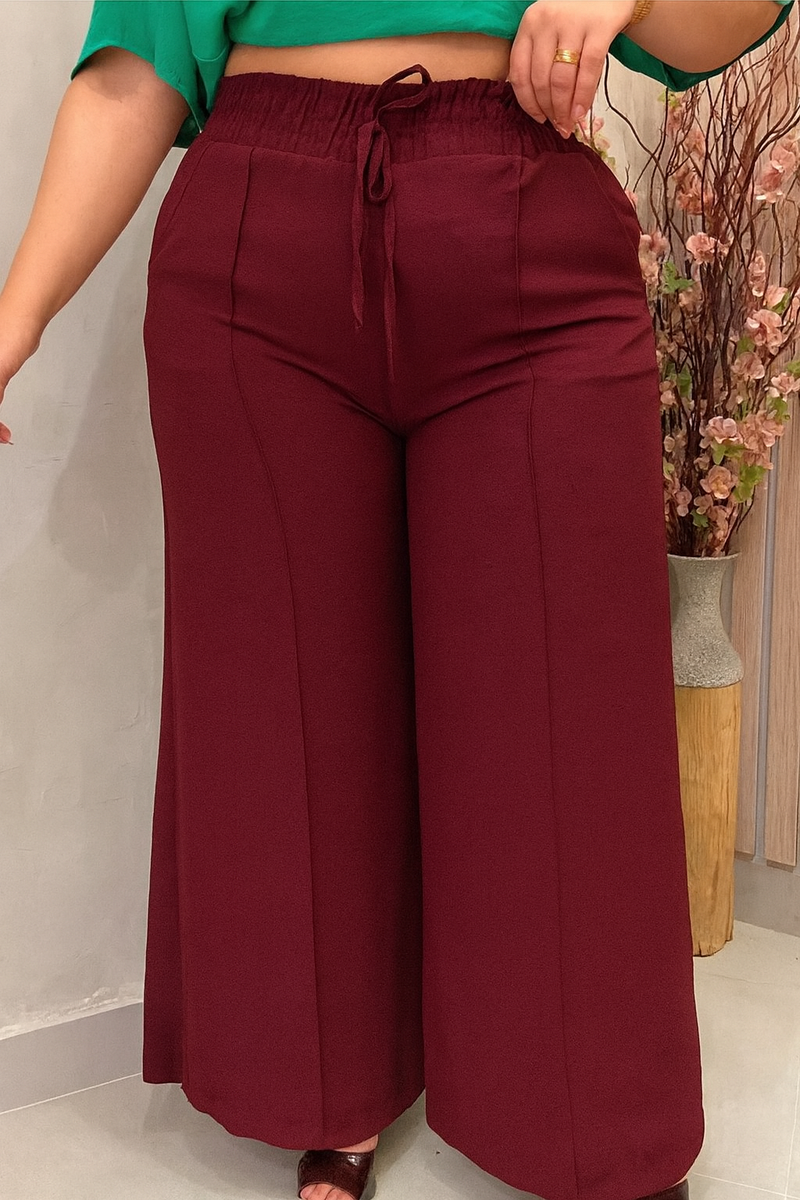 🖤 Calça Pantalona Plus Size