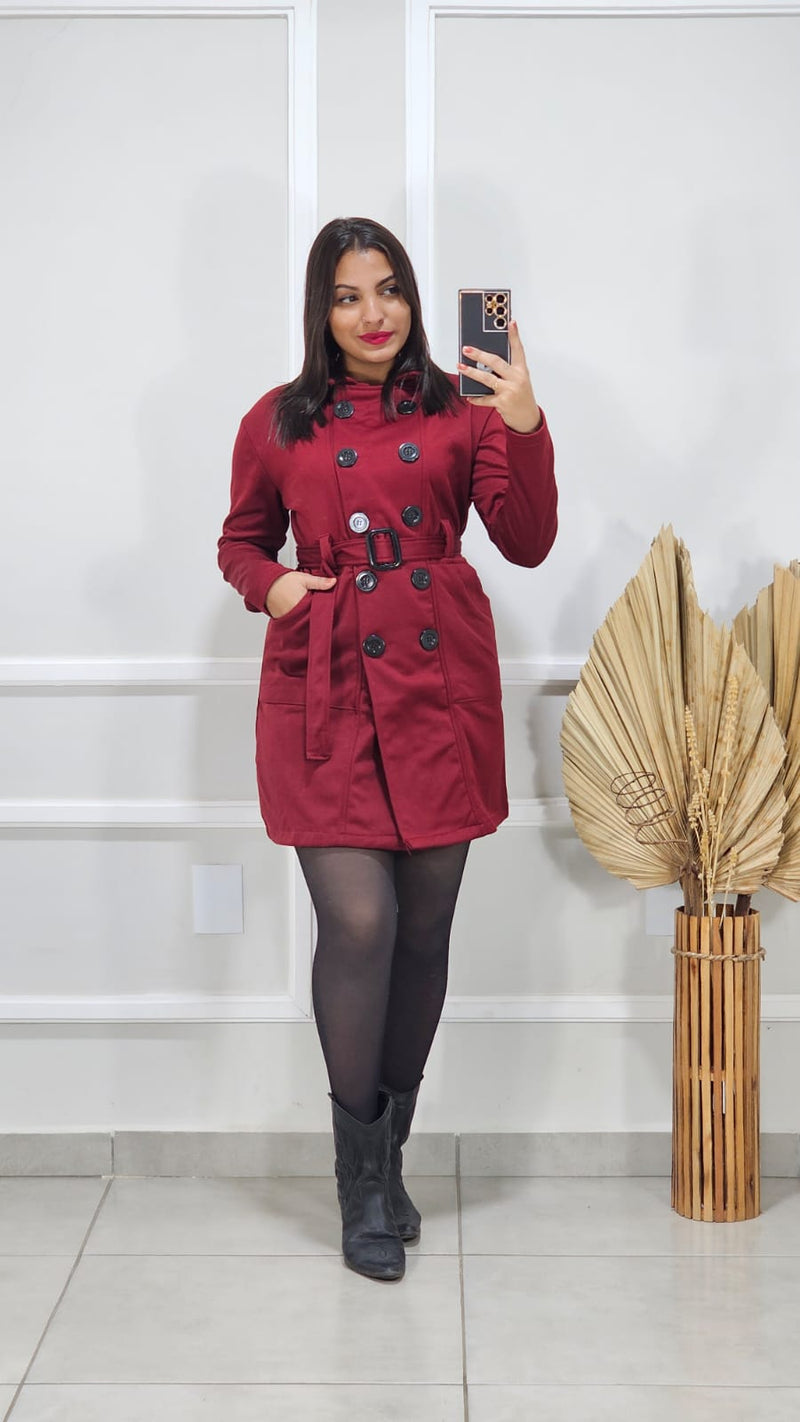 Sobretudo Feminino Clássico – Elegância e Conforto em Cada Detalhe