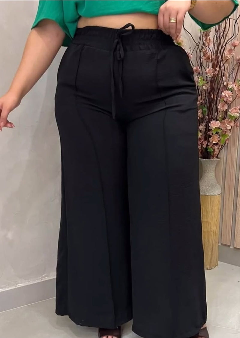 🖤 Calça Pantalona Plus Size