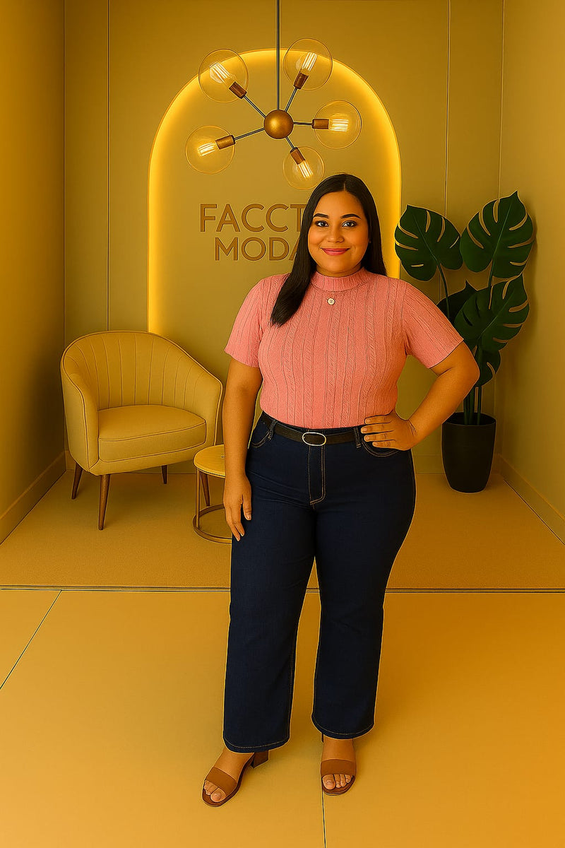 📌Blusa em Tecido Anarruga – Plus Size