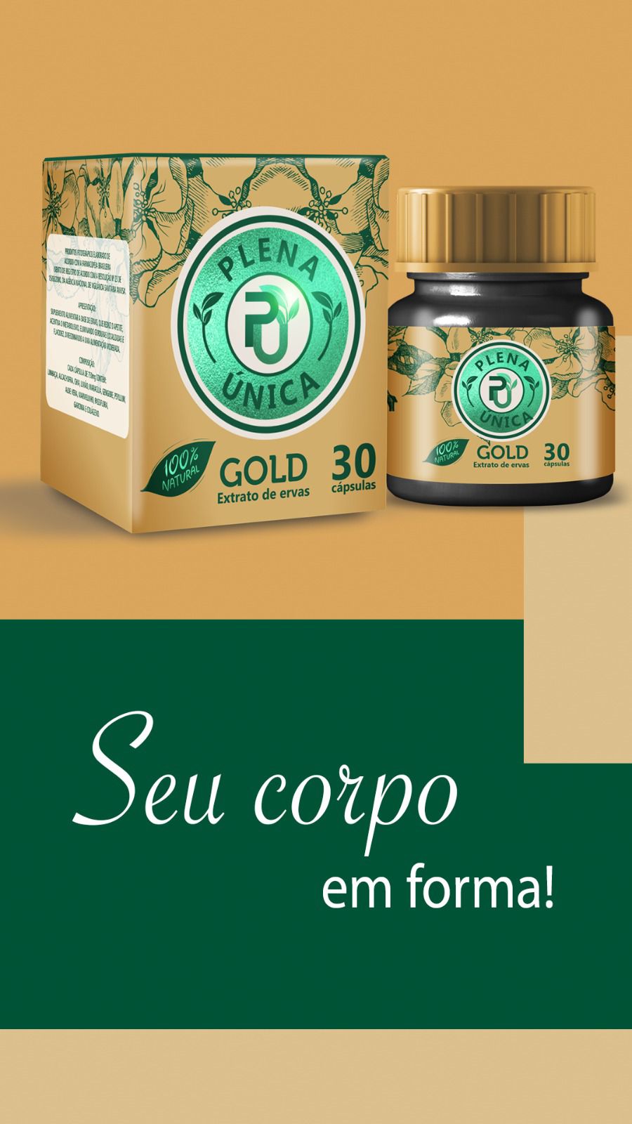 PLENA ÚNICA GOLD - Comprar em Reis Emagrecedores